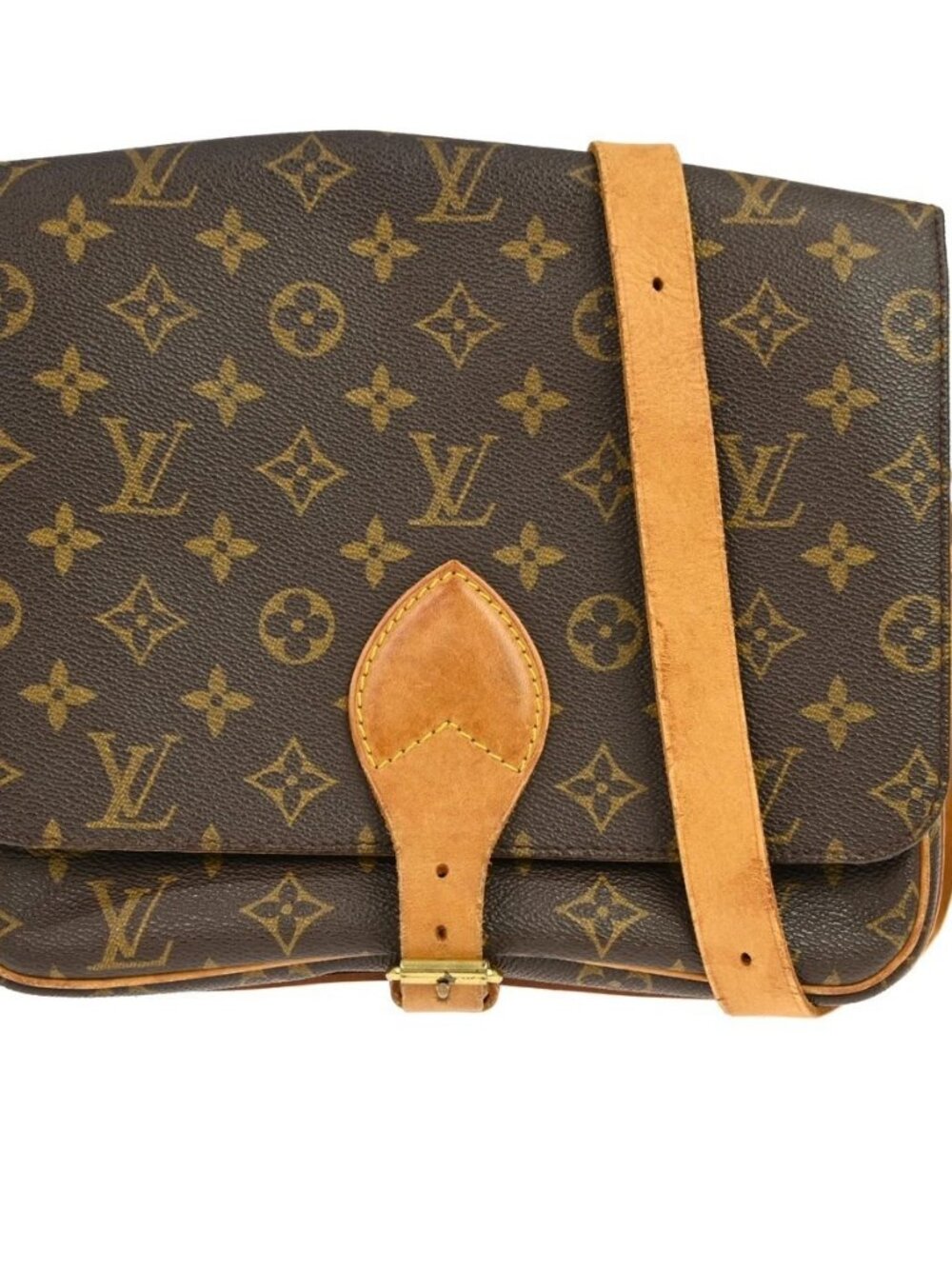 LOUIS VUITTON CARTOUCHIERE GM SHOULDER BAG MONOGRAM M51252 SL1928 BQ02093